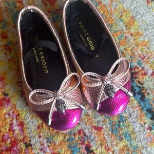 Kurt Geiger rainbow flats